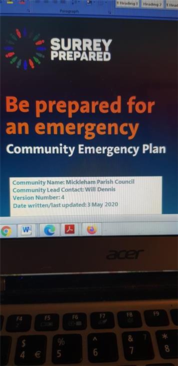  - Emergency Plan Published